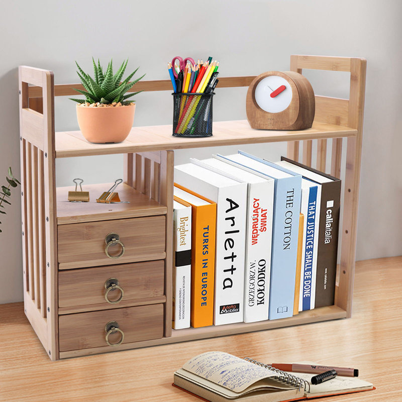 Desk organizer bookshelf discount